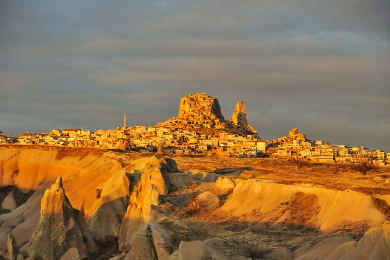 Panoramic view of Cappadocia 
