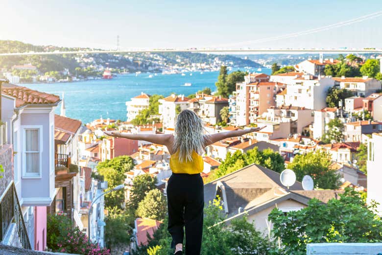 Enjoy great views of the city